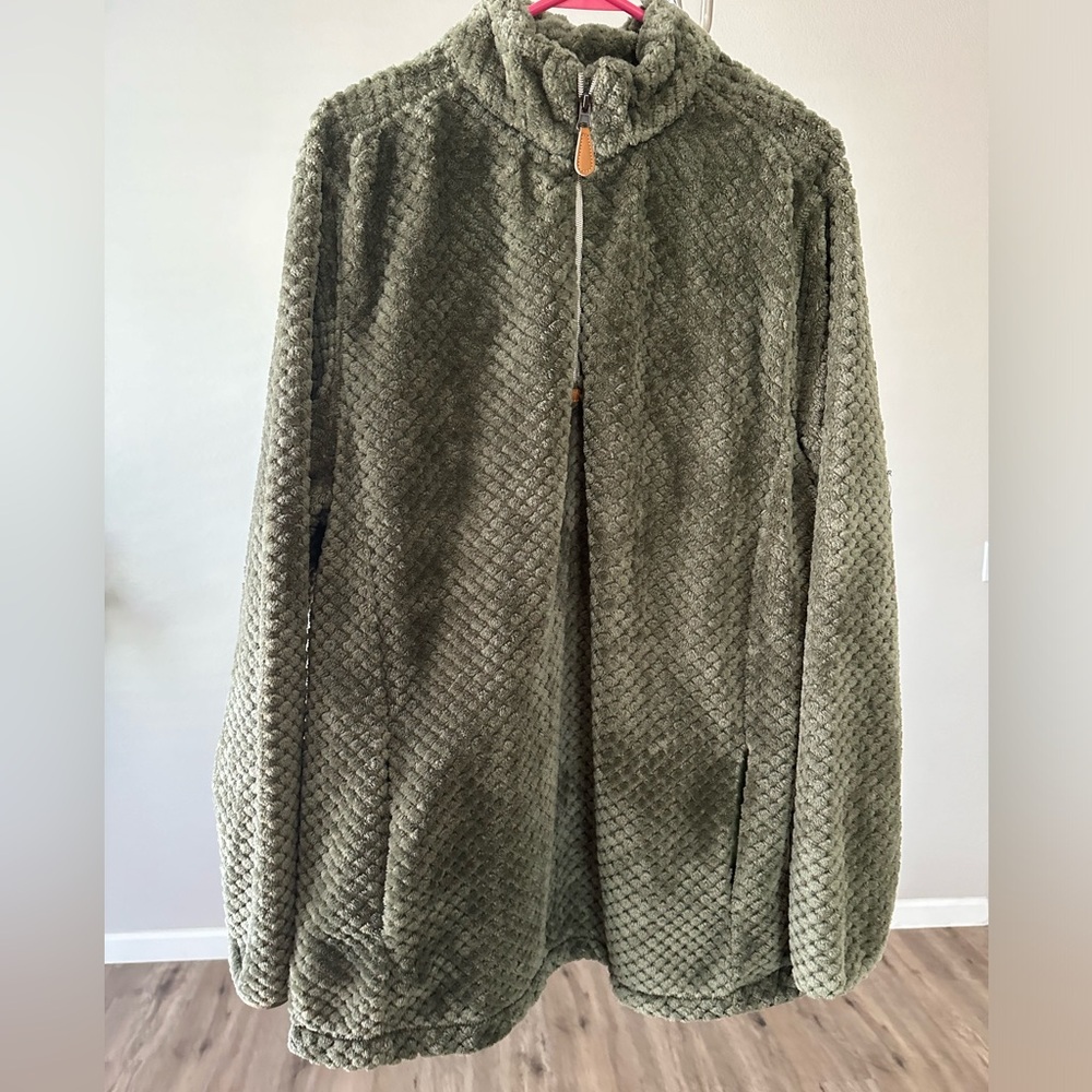 JENNY BOSTON BOUTIQUE 2X SUPER SOFT & COZY LONG SLEEVE PULLOVER TOP SHIRT